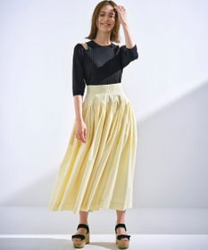 組曲 L 【組曲×setsuko sagittaire】カッティングニット トップス