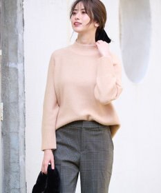 ANY SIS  【大人百花掲載 ヨンアさん着用】ハイネックバックポイント ニット