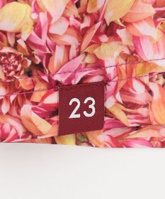 23区GOLF 【WOMEN】プランティカプリント 総柄 半袖ポロシャツ