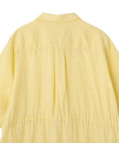 YECCA VECCA フレンチリネンドロストワンピース