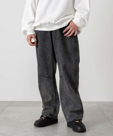 WEGO 【キッズITEM】イージーバレルレッグデニムパンツ（JUNIOR）