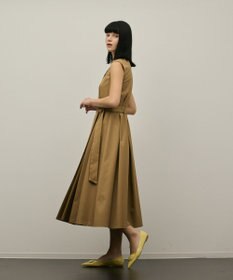 GRACE CONTINENTAL カシュクールタックフレアワンピース