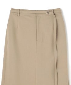 UNFILO L ウールライク Iラインスカート