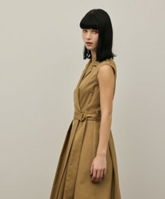 GRACE CONTINENTAL カシュクールタックフレアワンピース