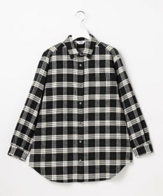 J.PRESS LADIES L コットン起毛タータンチェック シャツ ブラウス