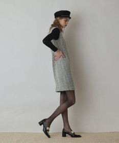 GRACE CONTINENTAL ツイードタイトワンピース