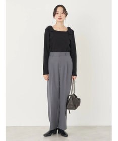 earth music&ecology 肩リボンニットプルオーバー