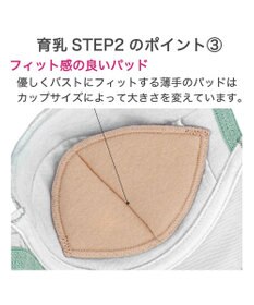 BRADELIS New York 【BRADELIS New York/ 育乳ブラ・STEP2 寄せる】ベルステップ2ブラ25S1 ブラデリス 補正 ブラジャー 谷間を作るブラ