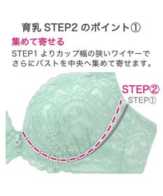 BRADELIS New York 【BRADELIS New York/ 育乳ブラ・STEP2 寄せる】ベルステップ2ブラ25S1 ブラデリス 補正 ブラジャー 谷間を作るブラ