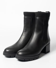 BONTRE 【UNISA/ウニサ】サイドリブニットショートブーツ