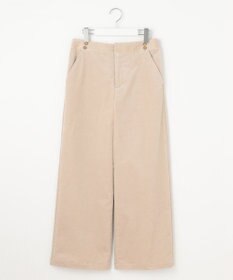 J.PRESS LADIES 【洗える】ハイブリッドAIRDUROY ワイド パンツ