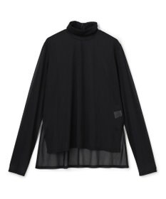 uncrave トリコットシフォン タートルトップス