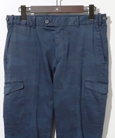 JOSEPH ABBOUD 【イタリア素材/製品染め/ウエストも伸びる!】迷彩ガーメンドダイ パンツ