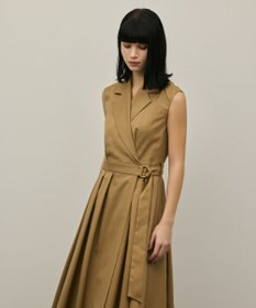GRACE CONTINENTAL カシュクールタックフレアワンピース