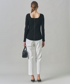 ICB 【洗える】【OUR WACOAL コラボ】カップイン スクエアネックロングTシャツ