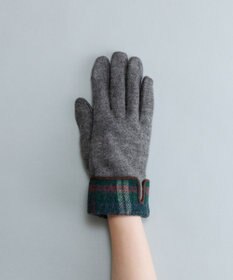 ORuKuBET タータンチェックカフスジャージグローブ(WOMEN)【タッチパネル対応】