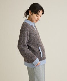 CRAFT STANDARD BOUTIQUE 配色Vネックニットプルオーバー