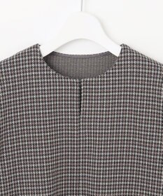 J.PRESS LADIES L ガンクラブチェック ペプラム カットソー