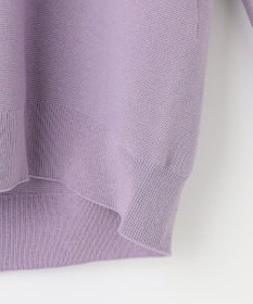 自由区 【洗える】コットンストレッチホールガーメント プルオーバーニット