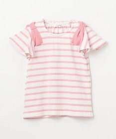 ANY KIDS ひんやりクール 肩リボンTシャツ