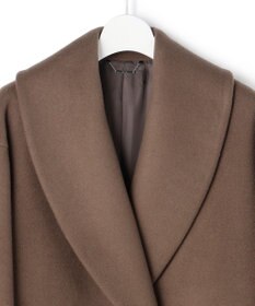 ICB 【WEB＆一部店舗限定】WooloopShortBeaver ショールカラーコート