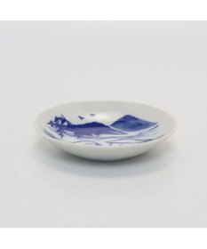 Mother garden しろたん 和食器 旅柄 豆皿 1枚 《俳句柄》