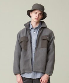 J.PRESS YORK STREET 【UNISEX】フリース フルジップブルゾン