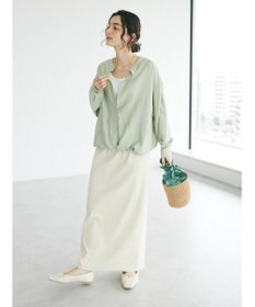 CRAFT STANDARD BOUTIQUE レーヨントロミ羽織りシャツ