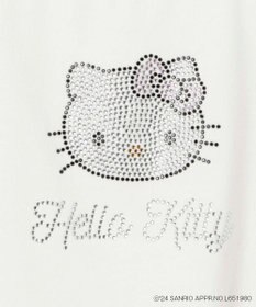 WEGO 【サンリオ】HELLOKITTYコラボラインストーンワンポイントT