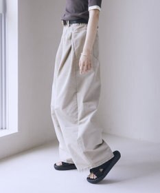 earth music&ecology タックバルーンデニム