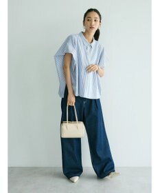 CRAFT STANDARD BOUTIQUE ステンサイドソリッドストライプブラウス2