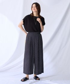 ANY 【新色追加/14色展開】アクリルガーターフレンチスリーブニット