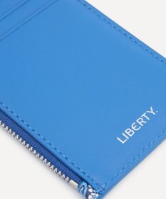 LIBERTY. アイフィス ブルー ジップド カード ケース