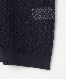 J.PRESS LADIES L LINEN COTTON BLEND ニット カーディガン