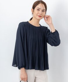 組曲 S 【WEB限定】ジョーゼットシフォンプリーツ ブラウス