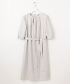 J.PRESS LADIES L 【洗える・UV加工・吸水速乾】OXIJEWELストレッチ ワンピース