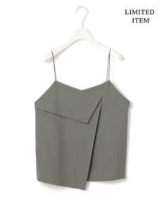 ICB L 【WEB限定・UVカット・洗える】ウール2WAYストレッチ キャミソールブラウス