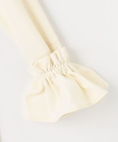 #Newans 【セレモニーにも】＜亀恭子さんコラボ＞下から着られちゃう！シュシュ付き2WAYカフスブラウス