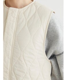 Green Parks ヒョウタンキルトミドル丈ベスト