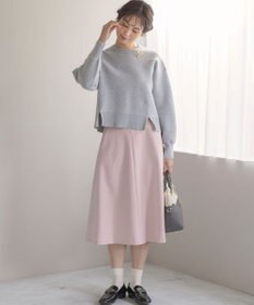 組曲 L スウェットライクニットプルオーバー