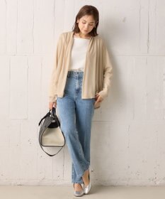 組曲 S 【WEB限定】シアーツイルジャージーショート カーディガン