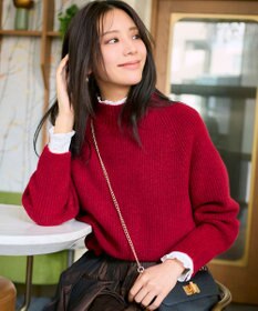 ANY SIS L ハイネックAir ニット