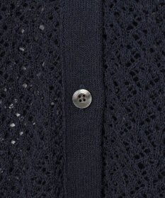 J.PRESS LADIES L LINEN COTTON BLEND ニット カーディガン