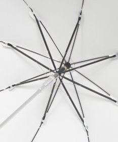 MOONBAT 【1級遮光/遮熱/UV】POLO RALPH LAUREN（ポロ ラルフローレン）晴雨兼用日傘  ストライプ スカラ刺繍 長傘