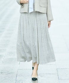 自由区 L 【17号サイズまで展開・カタログ掲載・セットアップ対応】ライトサテンプリーツ スカートⅡ