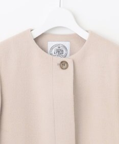 J.PRESS LADIES L アンゴラビーバー ノーカラーコート