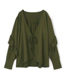 San-ai Resort（三愛水着楽園） 【UPF50＋】　フリル羽織り　M　　【San-ai Resort（サンアイリゾート）】