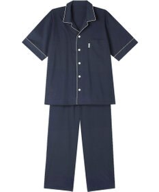ワコール／睡眠科学 パジャマ 5分袖 半袖 8分丈 綿100%(本体) 天竺素材 メンズ YGT151 睡眠科学／ワコール