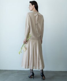 自由区 【カトリエムブーケ】Soyeux touche バックリボンプルオーバーニット