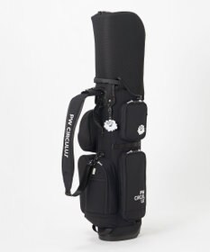 PW CIRCULUS 【UNISEX】デタッチャブル キャディバッグ シボ感のあるナイロンワッシャー素材